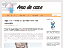 Tablet Screenshot of amodecasa.com
